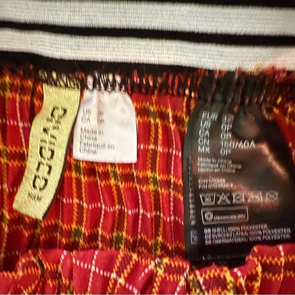 H&M Red and Yellow Plaid A-Line Skirt - Picture 2 of 2